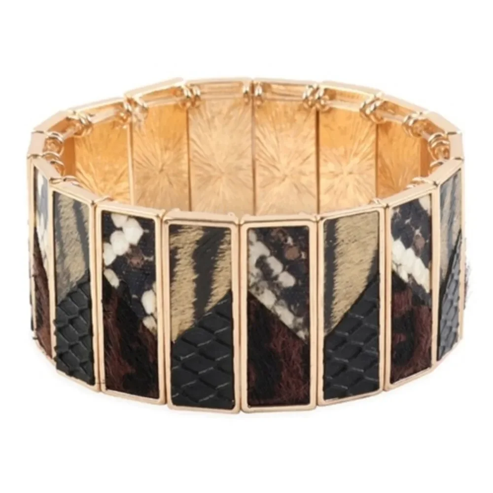 NWT - Leather Stretch Bracelet - Picture 3 of 3